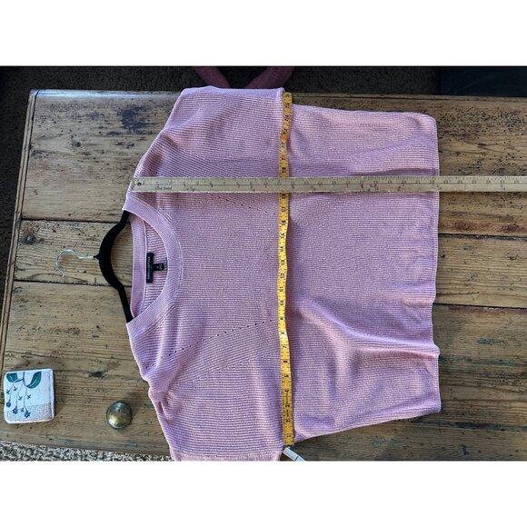 Banana Republic Women's Pink Sweater medium cotton pullover long sleeve‎ - Picture 6 of 6